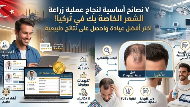 كيفية اختيار عيادة زراعة الشعر في تركيا: 7 أشياء يجب عليك التحقق منها