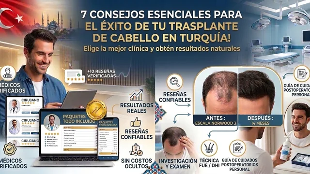 Cómo elegir una clínica de trasplante de cabello en Turquía: 7 cosas que debes comprobar
