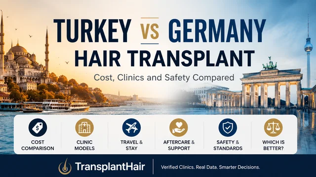 Greffe de cheveux Turquie vs Allemagne : comparaison des coûts, des cliniques et de la sécurité