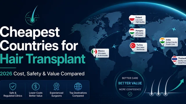 Cheapest Countries for Hair Transplant in 2026: Cost, Safety and Value Compared